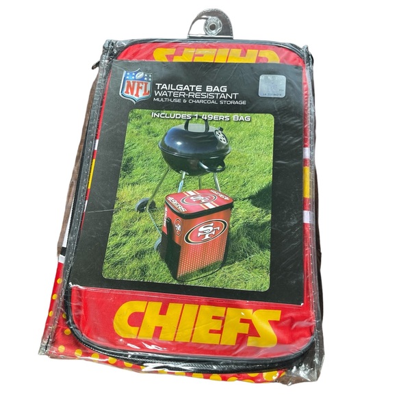 NFL Other - NFL Kansas City Chiefs Water Resistant Multi-Use & Charcoal Storage Bag NWT